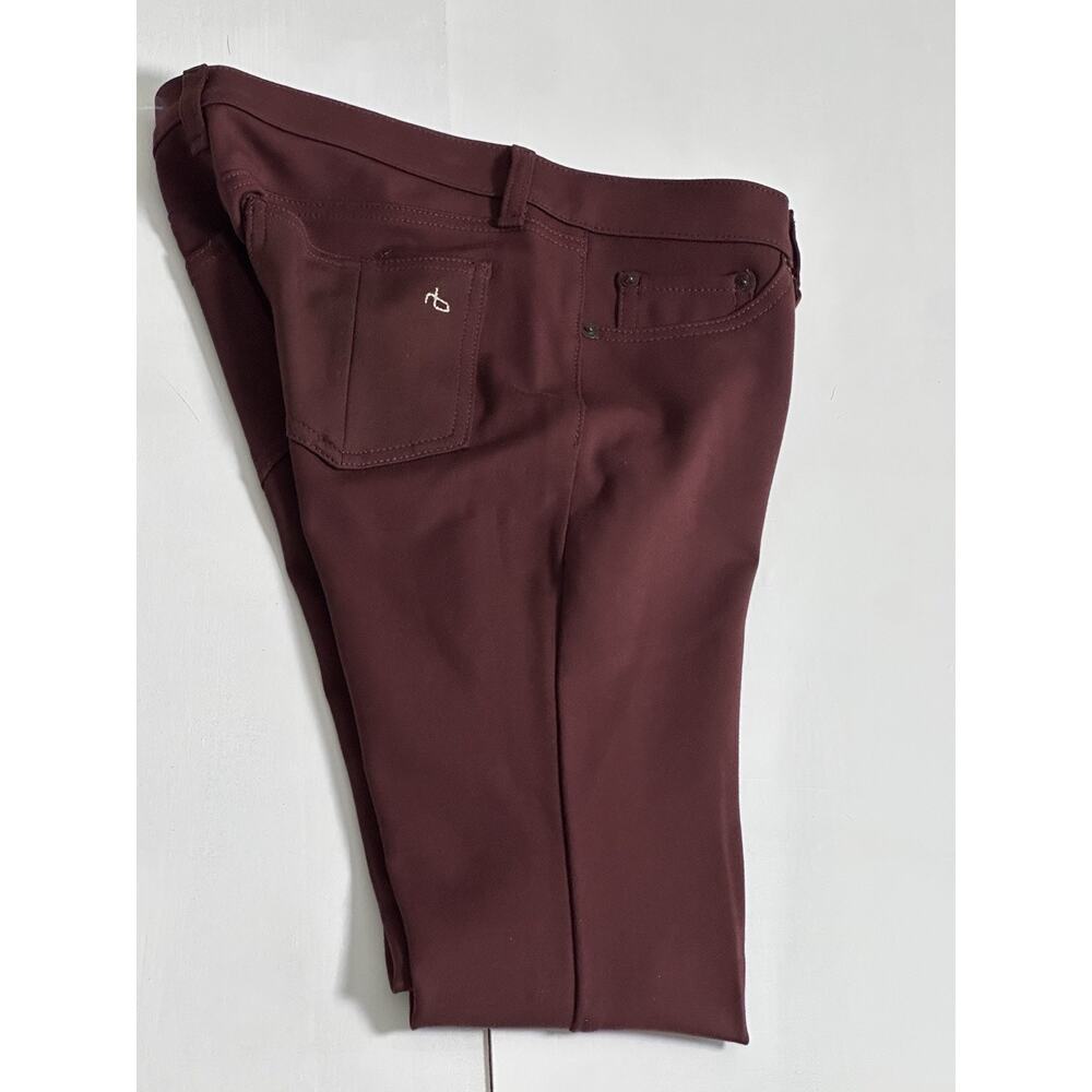 Rag & Bones‎ Women's Jean Leggings In Burgundy Ponte Size (26) Stretchy Jeans